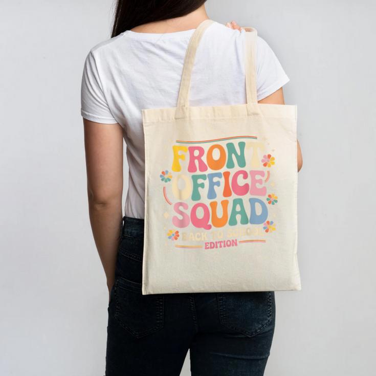 Retro Front Office Squad Back To School Edition Canvas Tote Bag Retro Front Office Squad Back To School Edition Canvas Tote Bag