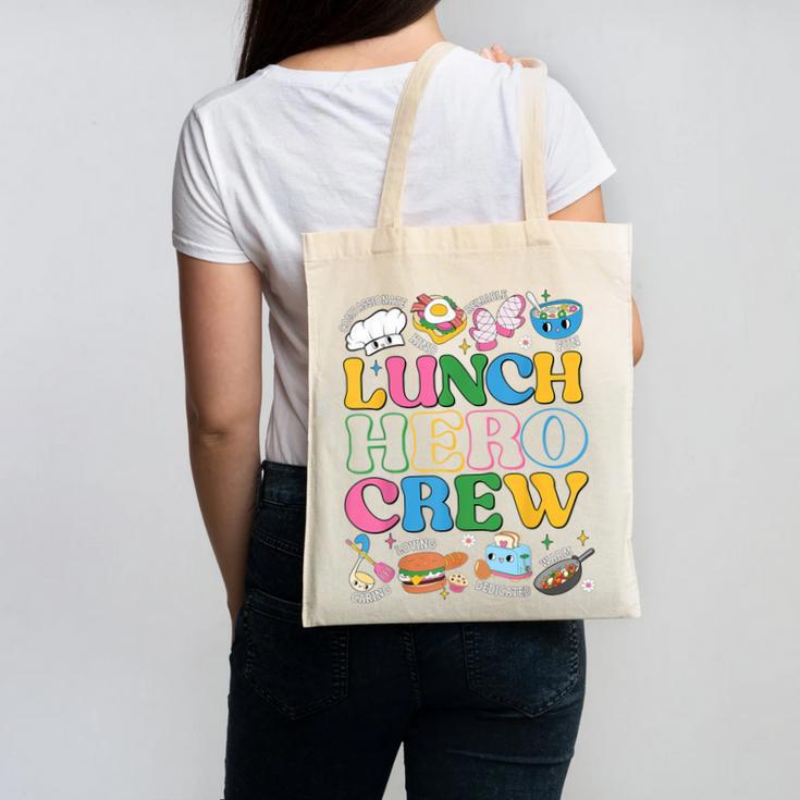 School Lunch Hero Squad Crew Back To School Women Men Canvas Tote Bag School Lunch Hero Squad Crew Back To School Women Men Canvas Tote Bag