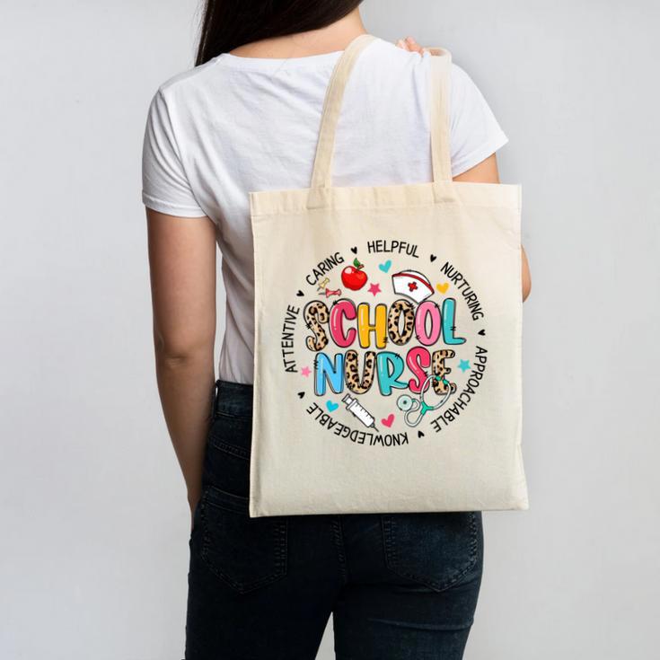 School Nurse Appreciation Back To School Nurse For Women Canvas Tote Bag