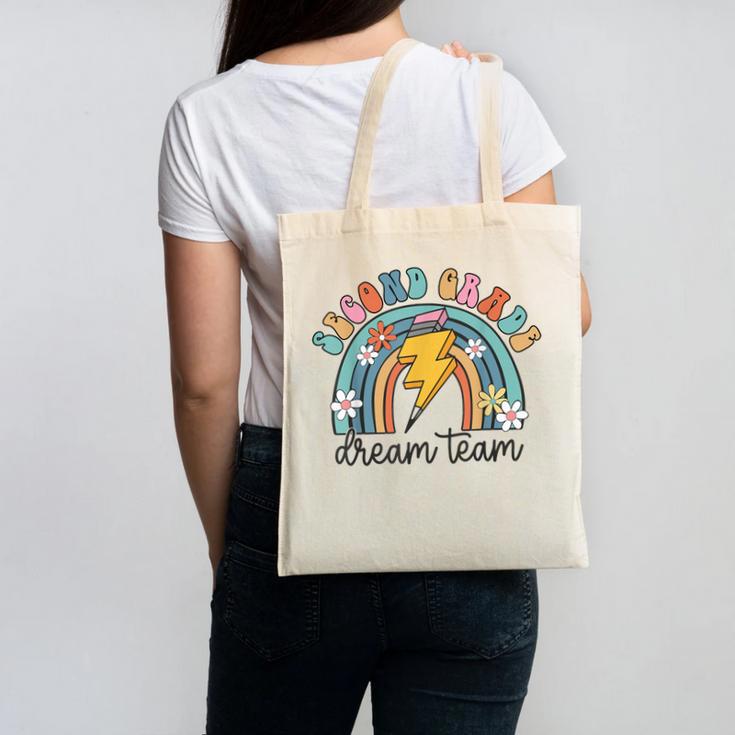 Second Grade Dream Team 1st Day Of 2nd Grade Back To School Canvas Tote Bag