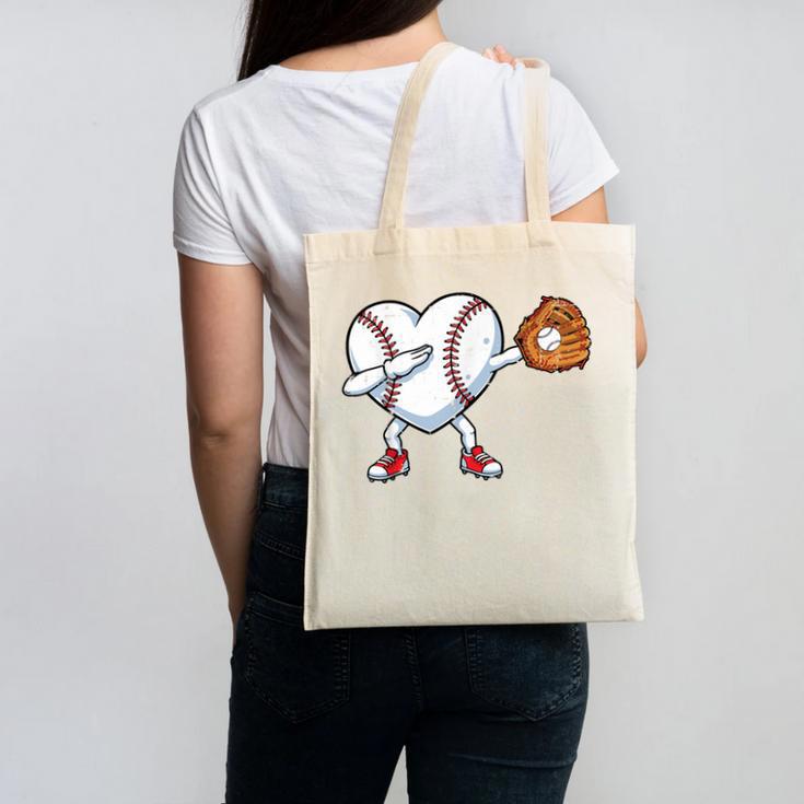 Valentines Day Baseball Ball Heart Dab Boys Kids Men Canvas Tote Bag Valentines Day Baseball Ball Heart Dab Boys Kids Men Canvas Tote Bag
