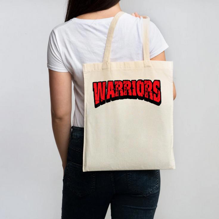 Warriors Back To School Spirit R Canvas Tote Bag