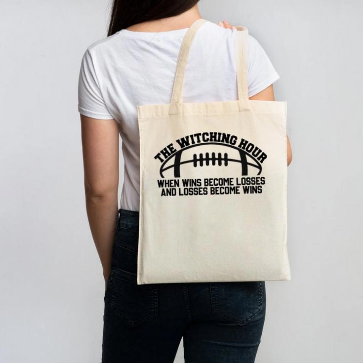 The Witching Hour When Wins Become Losses Baseball Premium Tri-Blend Canvas Tote Bag