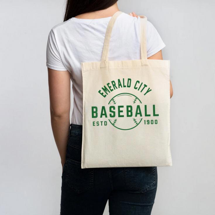 Wizard Of Oz Emerald City Baseball Costume Halloween Canvas Tote Bag Wizard Of Oz Emerald City Baseball Costume Halloween Canvas Tote Bag