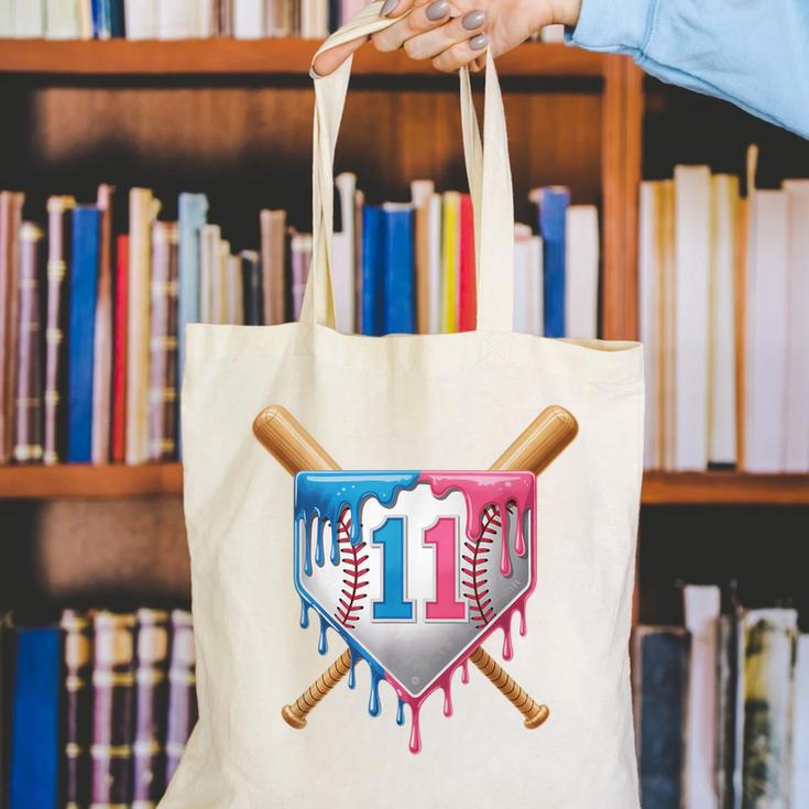 11th Birthday 11yr 2014 Baseball 11 Player 11th Birthday Canvas Tote Bag