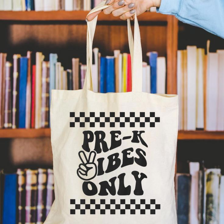 1st Day Of Prek Vibes Only Girls Back To School Pre K Boys Canvas Tote Bag 1st Day Of Prek Vibes Only Girls Back To School Pre K Boys Canvas Tote Bag