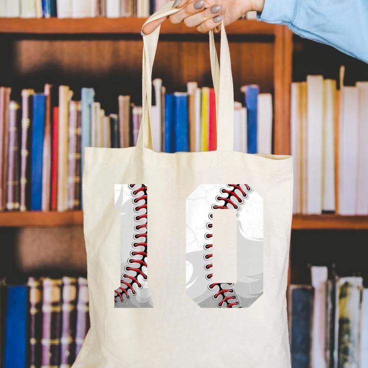 2016 10th Birthday Baseball Boys Kids Ten 10 Tenth Canvas Tote Bag