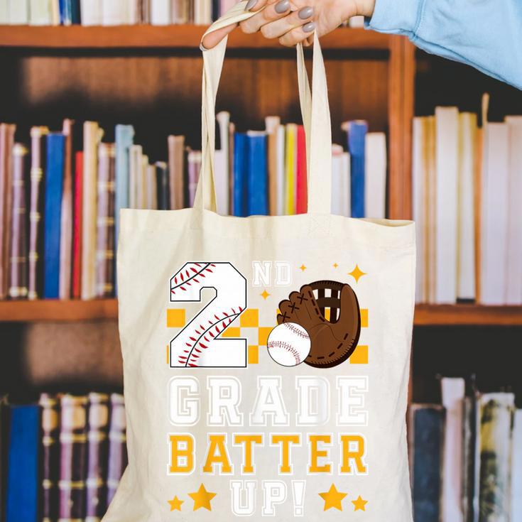 2nd Grade Batter Up Baseball First Day Back To School Canvas Tote Bag