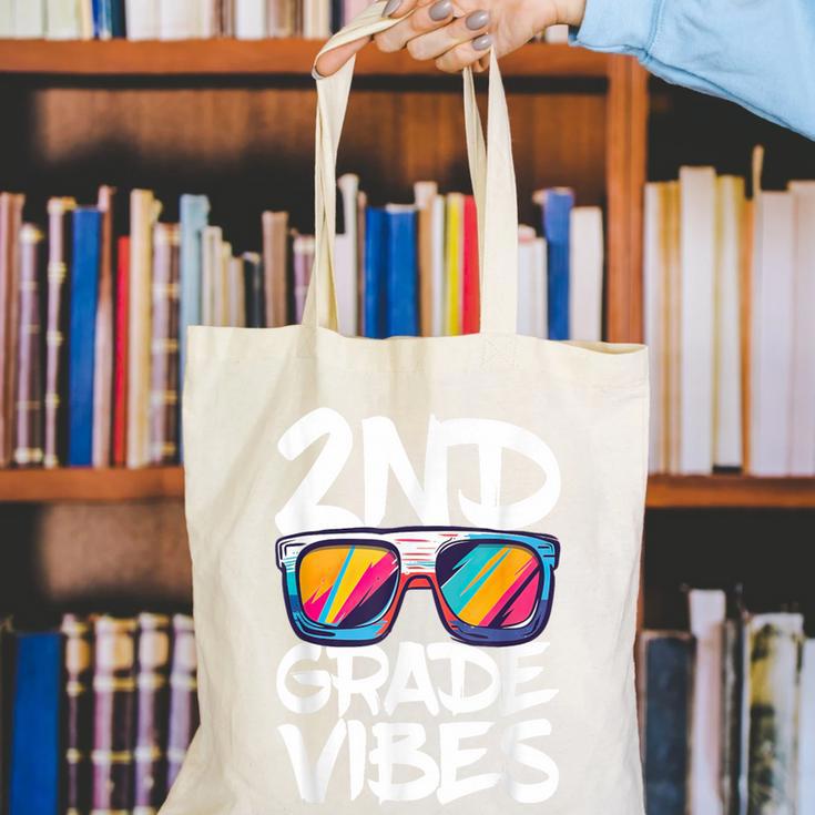 2nd Grade Vibes Shirt Back To School Second Grade Boy Girl Canvas Tote Bag 2nd Grade Vibes Shirt Back To School Second Grade Boy Girl Canvas Tote Bag