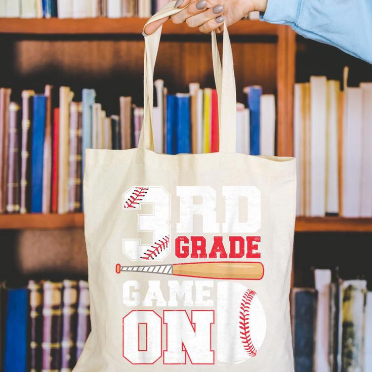3rd Grade Game On Back To School Baseball Boy Third Grade Canvas Tote Bag 3rd Grade Game On Back To School Baseball Boy Third Grade Canvas Tote Bag
