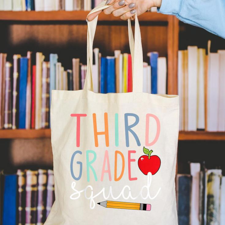 3rd Grade Squad Tshirt Third Grade Back To School Canvas Tote Bag 3rd Grade Squad Tshirt Third Grade Back To School Canvas Tote Bag