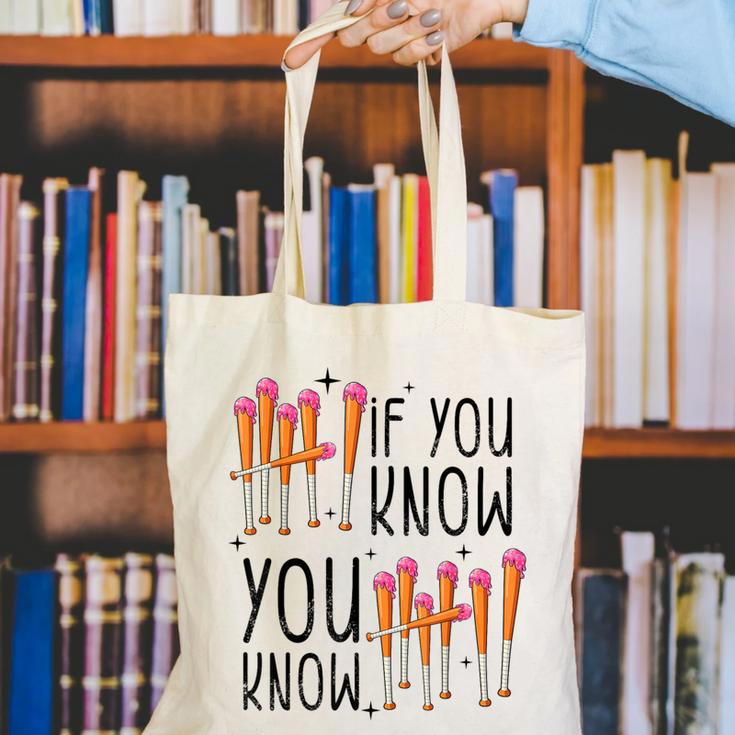 6 7 If You Know You Know Baseball Ice Cream Dip Canvas Tote Bag 6 7 If You Know You Know Baseball Ice Cream Dip Canvas Tote Bag