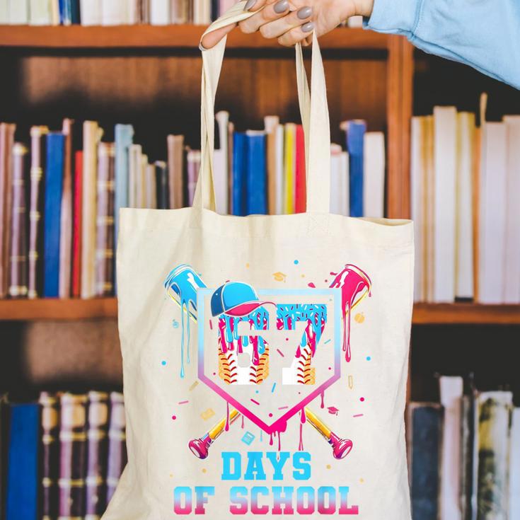 67 Days Of School 67th Day Baseball Meme Men Boys Kids Canvas Tote Bag 67 Days Of School 67th Day Baseball Meme Men Boys Kids Canvas Tote Bag