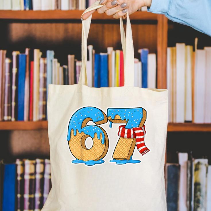 67 Ice Cream Drip Six Seven Baseball Drip 67 Boys Meme Canvas Tote Bag 67 Ice Cream Drip Six Seven Baseball Drip 67 Boys Meme Canvas Tote Bag