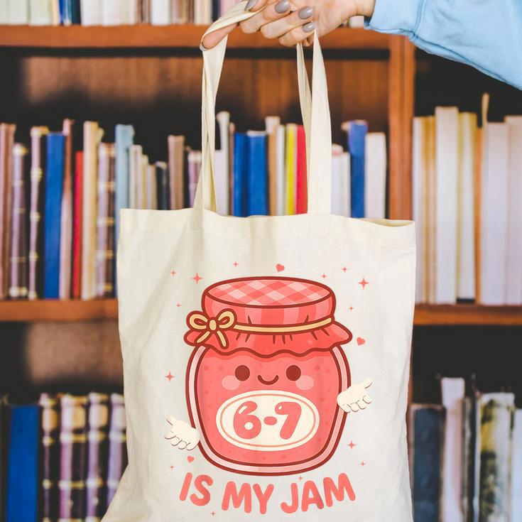 67 Is My Jam Back To School Girls Kids Cute 6 7 Meme Canvas Tote Bag 67 Is My Jam Back To School Girls Kids Cute 6 7 Meme Canvas Tote Bag