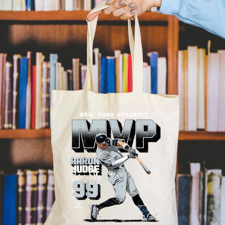 Aaron Judge New York Y Baseball 2025 AL MVP MLBAJMVPM Canvas Tote Bag