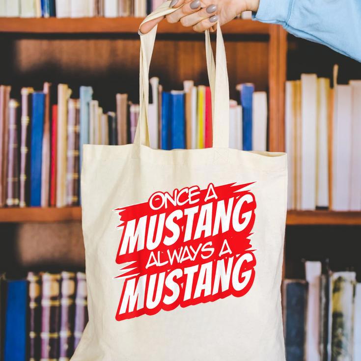 Always A Mustang Back To School Spirit R Canvas Tote Bag Always A Mustang Back To School Spirit R Canvas Tote Bag