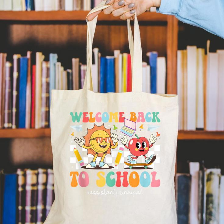 Back To School Assistant Principal First Day Of School Canvas Tote Bag