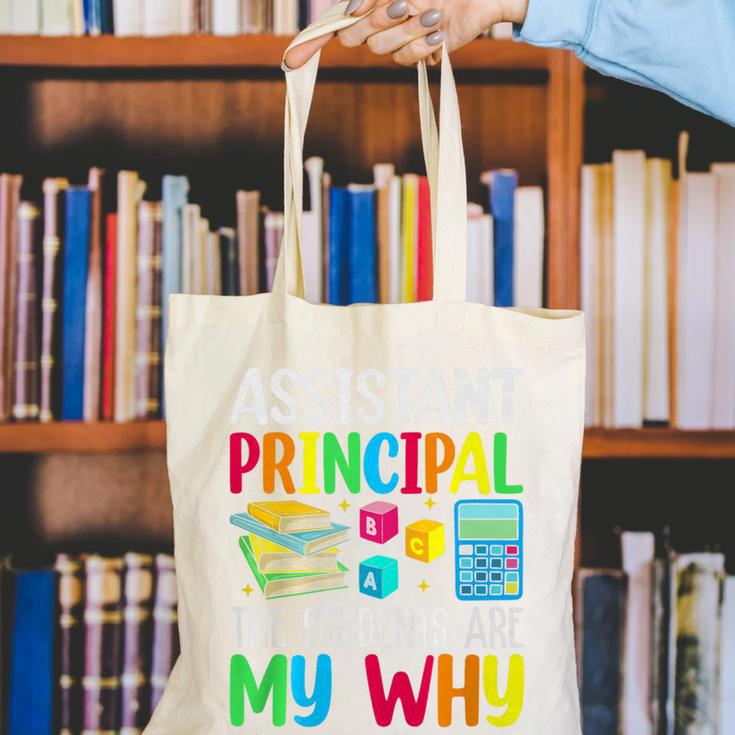 Back To School Assistant Principal The Students Are My Why Premium Tri-Blend Canvas Tote Bag Back To School Assistant Principal The Students Are My Why Premium Tri-Blend Canvas Tote Bag
