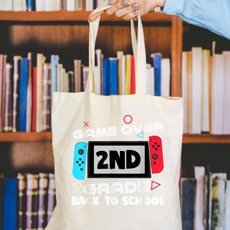Back To School Game Over 2nd Grade Gamer Kids Boys Canvas Tote Bag Back To School Game Over 2nd Grade Gamer Kids Boys Canvas Tote Bag