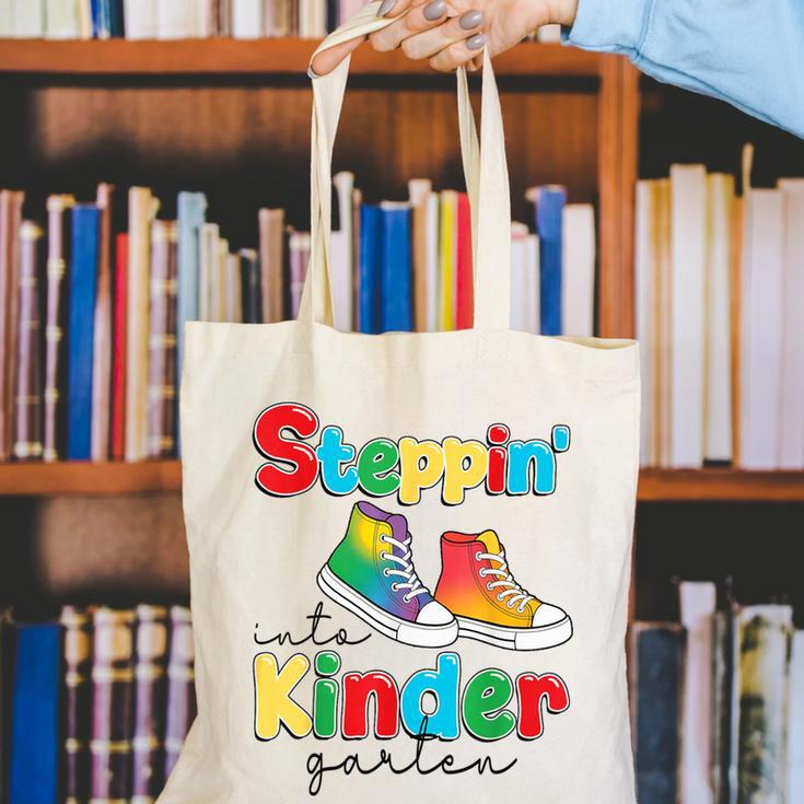 Back To School Girls Boys First Day Of Kindergarten Canvas Tote Bag