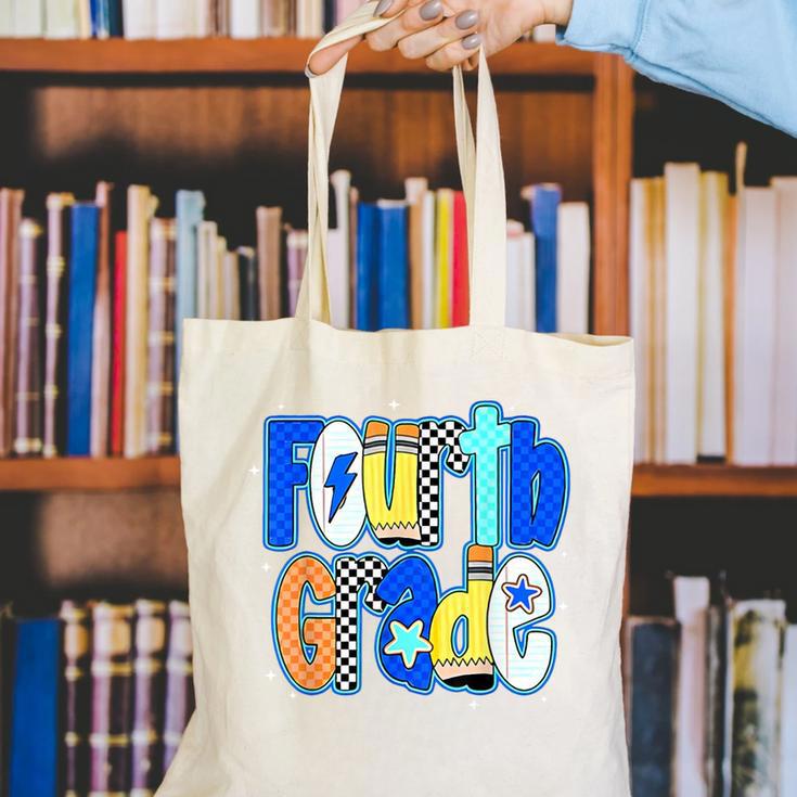 Back To School Hello Fourth Grade Team 4th Grade Boy Girl Canvas Tote Bag Back To School Hello Fourth Grade Team 4th Grade Boy Girl Canvas Tote Bag