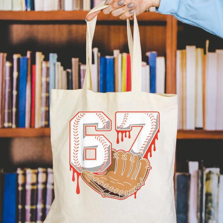 Baseball 67 Six Seven Alpha Slang 6 7 Meme Kids Teachers Boy Canvas Tote Bag Baseball 67 Six Seven Alpha Slang 6 7 Meme Kids Teachers Boy Canvas Tote Bag