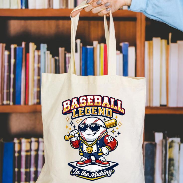 Baseball Cute Youth Ice Cream Valentine Day Sporty Fun Canvas Tote Bag Baseball Cute Youth Ice Cream Valentine Day Sporty Fun Canvas Tote Bag