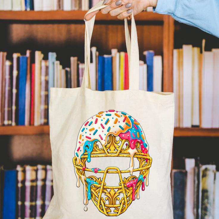 Baseball Drip For Boys Ice Cream Drip Youth Boys Catcher's Canvas Tote Bag