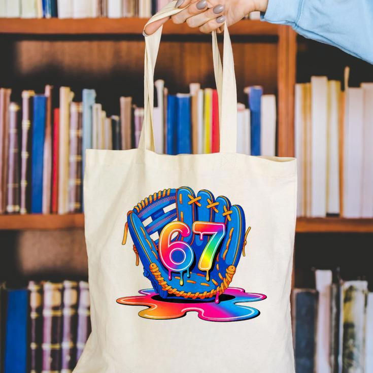 Baseball Drip Ice Cream 67 Lifestyle 101 Canvas Tote Bag Baseball Drip Ice Cream 67 Lifestyle 101 Canvas Tote Bag