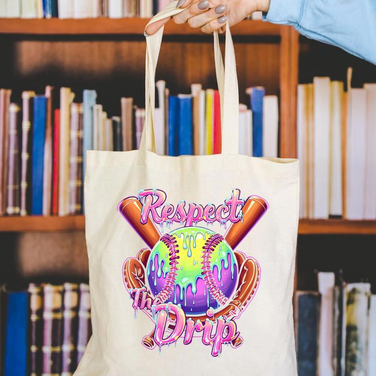 Baseball Drip Respect The Drip Purple Ice Cream Sprinkles Canvas Tote Bag Baseball Drip Respect The Drip Purple Ice Cream Sprinkles Canvas Tote Bag