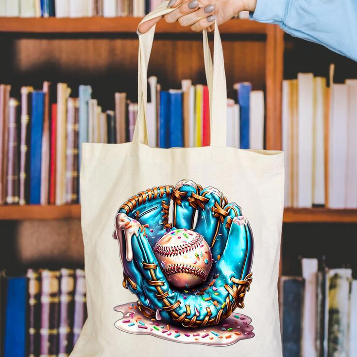 Baseball Lifestyle Apparel Youth Baseball Drip Ice Cream Canvas Tote Bag Baseball Lifestyle Apparel Youth Baseball Drip Ice Cream Canvas Tote Bag