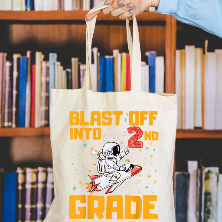 Blast Off Into Second Grade Back To School 2nd Graders Canvas Tote Bag Blast Off Into Second Grade Back To School 2nd Graders Canvas Tote Bag