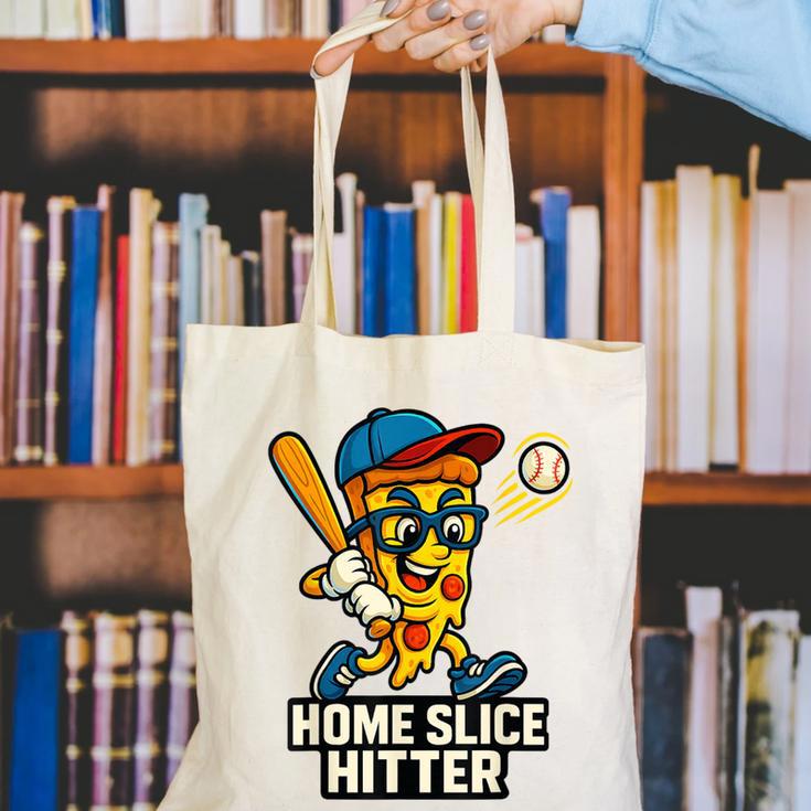Boys Pizza Theme Baseball Home Hitter Canvas Tote Bag Boys Pizza Theme Baseball Home Hitter Canvas Tote Bag