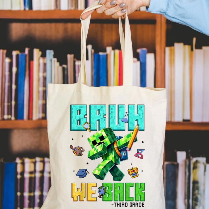 Bruh We Back 3rd Grade Back To School Gamer Dabbing Boy Kids Canvas Tote Bag Bruh We Back 3rd Grade Back To School Gamer Dabbing Boy Kids Canvas Tote Bag