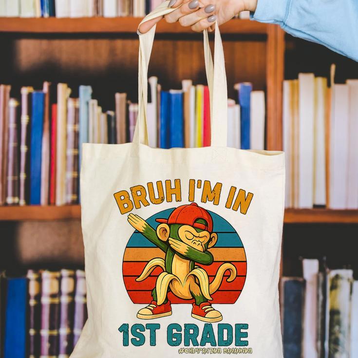 Bruh I’m In 1st Grade Italian Brainrot Meme Back To School Premium Tri-Blend Canvas Tote Bag Bruh I’m In 1st Grade Italian Brainrot Meme Back To School Premium Tri-Blend Canvas Tote Bag