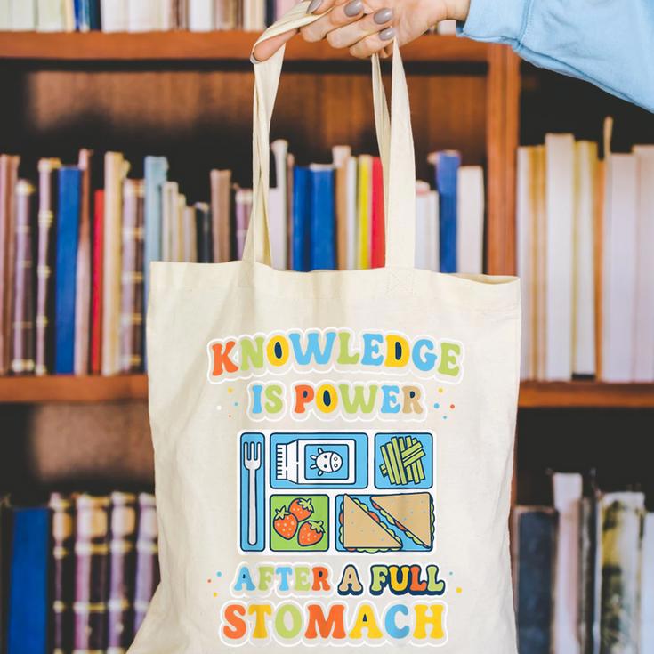 Cafeteria Squad Tour Welcome Back To School Lunch Lady Canvas Tote Bag