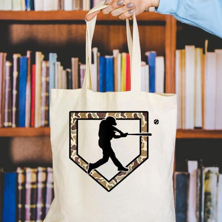 Camo Home Plate Camouflage Baseball Batter Youth Boys Canvas Tote Bag Camo Home Plate Camouflage Baseball Batter Youth Boys Canvas Tote Bag