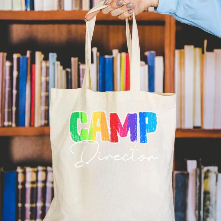 Camp Director Counselor Camper Camping Back To School Canvas Tote Bag Camp Director Counselor Camper Camping Back To School Canvas Tote Bag