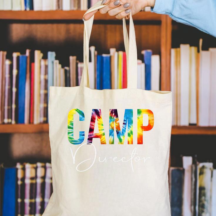 Camp Director Women Tie Dye Back To School Appreciation Day Canvas Tote Bag Camp Director Women Tie Dye Back To School Appreciation Day Canvas Tote Bag