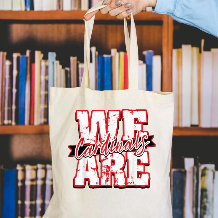 We Are Cardinals Back To School Spirit R Canvas Tote Bag