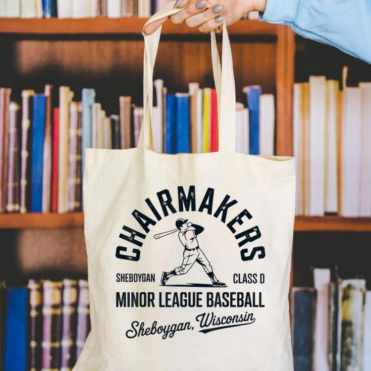 Chairmakers Sheboygan Minor League Baseball Canvas Tote Bag Chairmakers Sheboygan Minor League Baseball Canvas Tote Bag