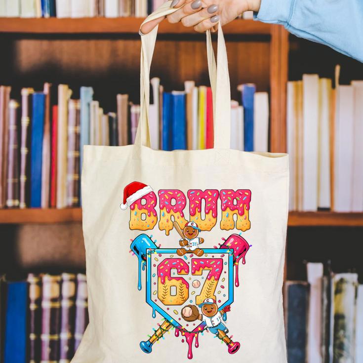 Christmas Gingerbread Bruh 67 Baseball Ice Cream Drip Kids Canvas Tote Bag Christmas Gingerbread Bruh 67 Baseball Ice Cream Drip Kids Canvas Tote Bag