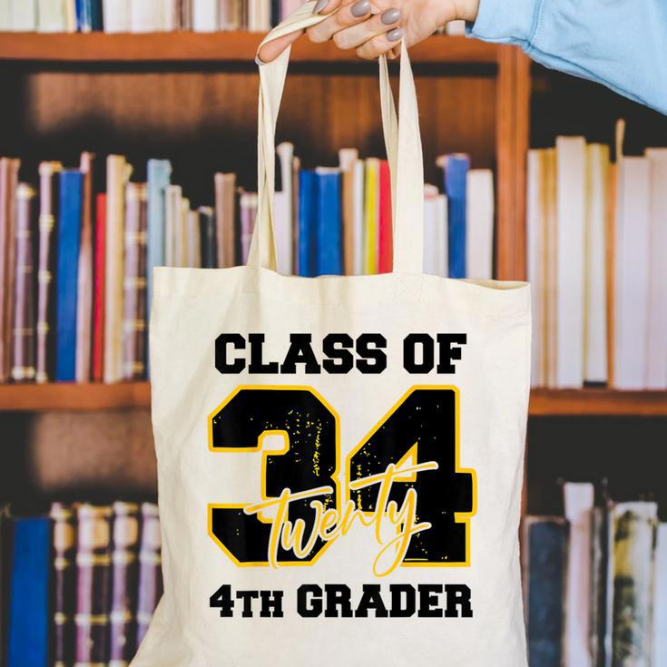 Class Of 2034 4th Grader Elementary School Back To School Canvas Tote Bag Class Of 2034 4th Grader Elementary School Back To School Canvas Tote Bag
