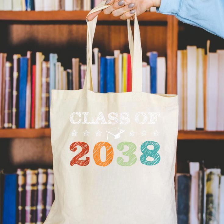 Class Of 2038 Grow With Me First Day School Back To School Canvas Tote Bag Class Of 2038 Grow With Me First Day School Back To School Canvas Tote Bag