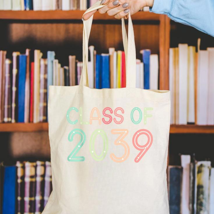 Class Of 2039 Grow With Me Kindergarten Back To School Canvas Tote Bag Class Of 2039 Grow With Me Kindergarten Back To School Canvas Tote Bag