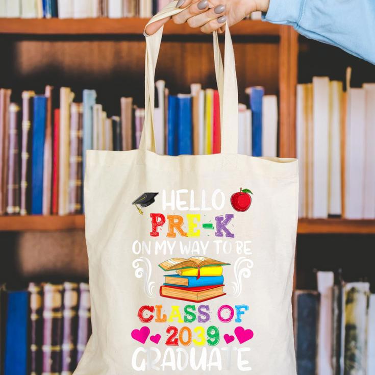Class Of 2039 For Kids Back To School Pre-K Canvas Tote Bag