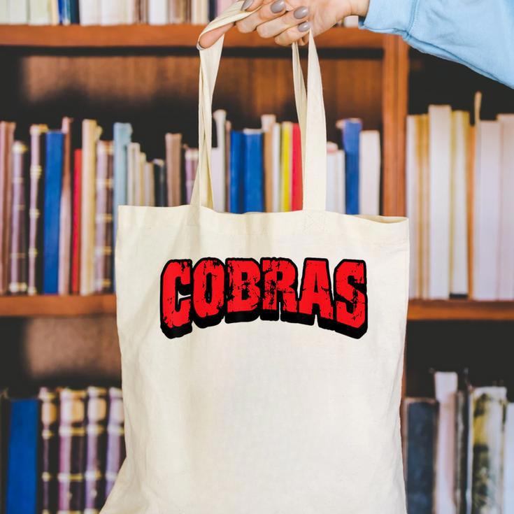 Cobras Back To School Spirit R Canvas Tote Bag Cobras Back To School Spirit R Canvas Tote Bag