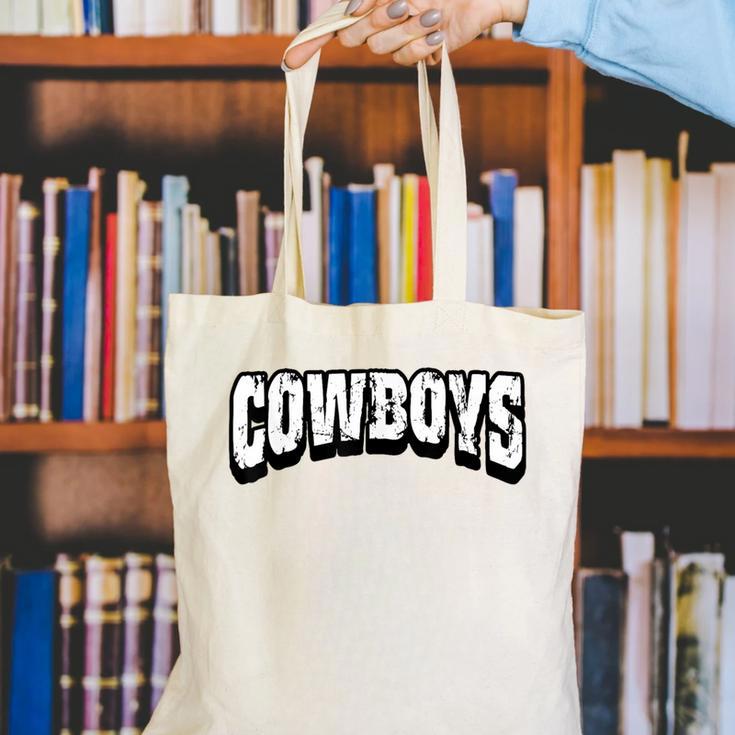 Cowboys Back To School Spirit Canvas Tote Bag Cowboys Back To School Spirit Canvas Tote Bag