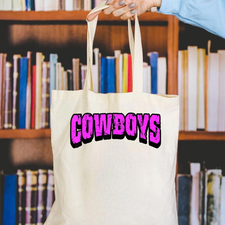 Cowboys Back To School Spirit Pk Canvas Tote Bag Cowboys Back To School Spirit Pk Canvas Tote Bag